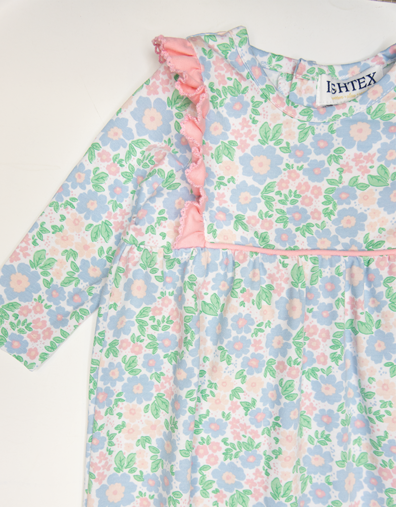 Ishtex 5F073 Floral Girl Romper