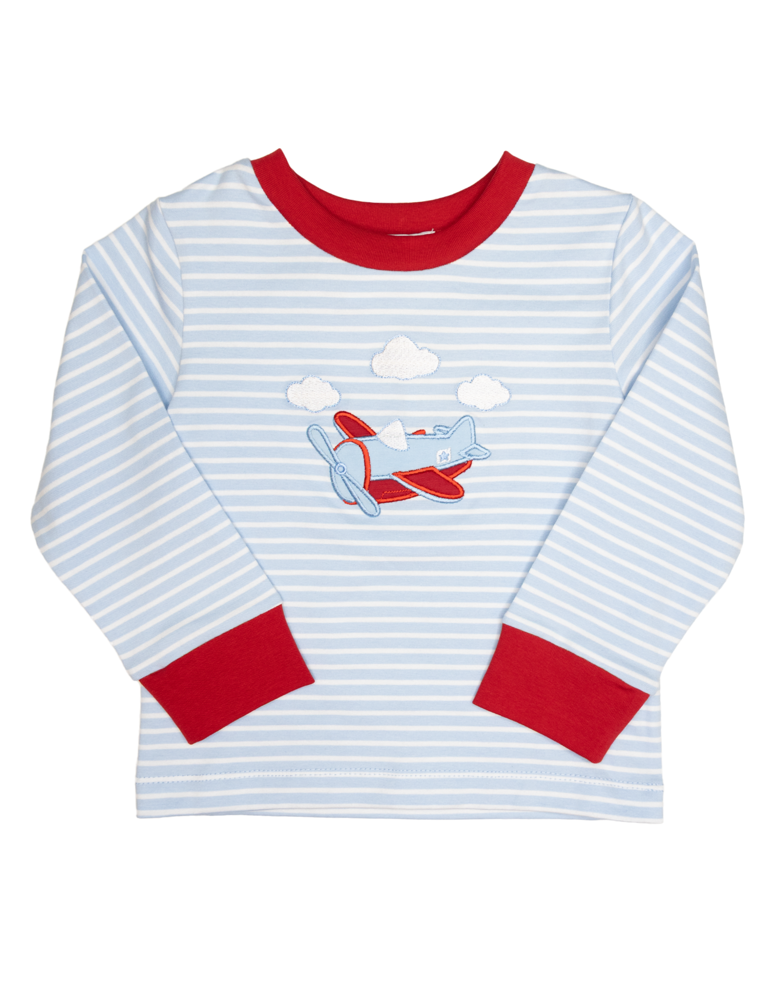 Ishtex 5F129 Airplane  Applique Shirt