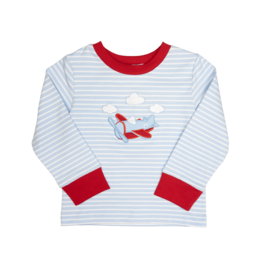Ishtex Airplane  Applique Shirt