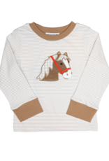 Ishtex 5F102 Horse Applique Shirt