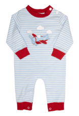 Ishtex 5F128 Airplane Applique Boy Romper
