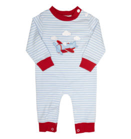 Ishtex (3M) Airplane Applique Boy Romper