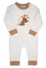 Ishtex 5F101 Horse Applique Boy Romper