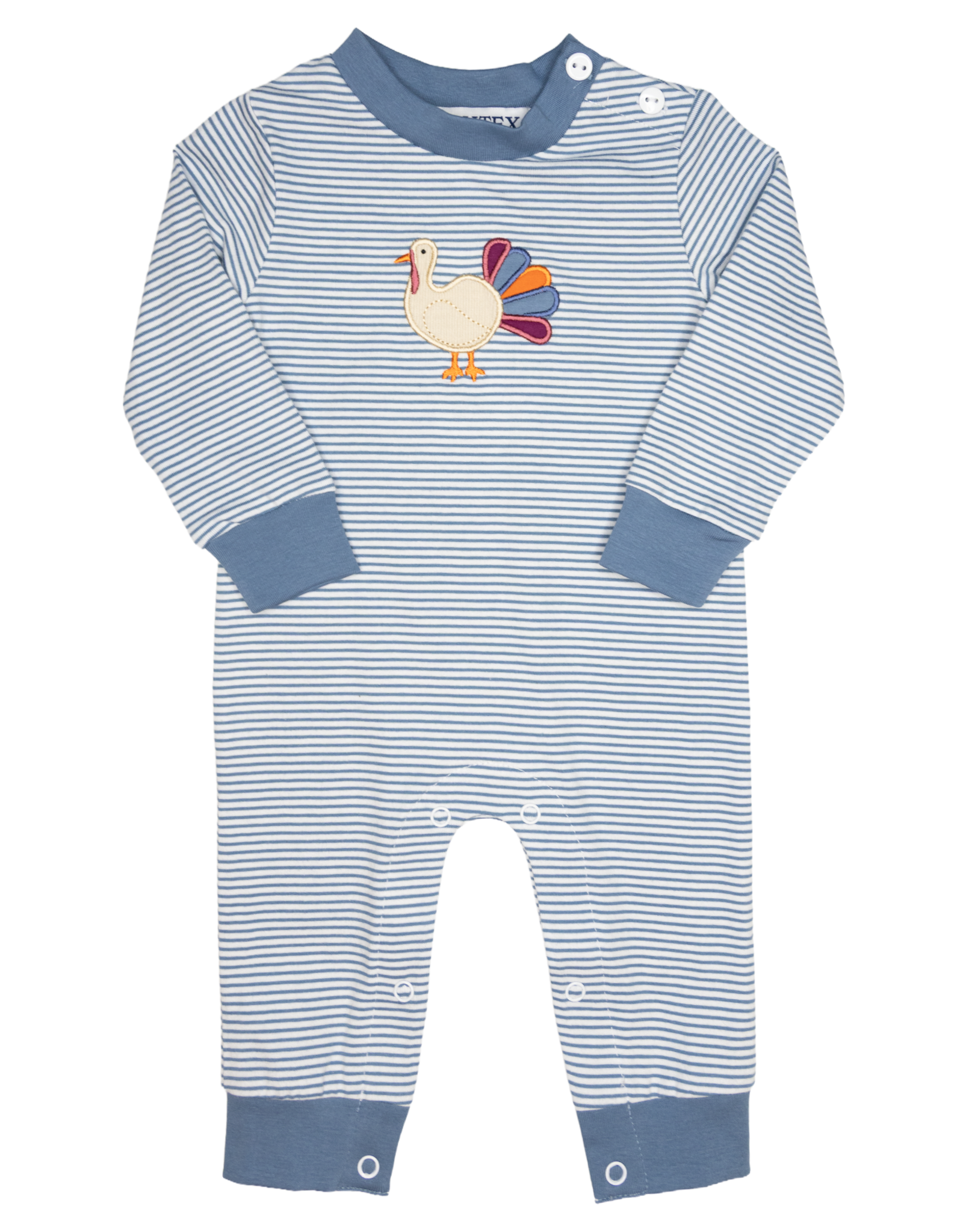 Ishtex 5F071 Turkey Applique Boy Romper