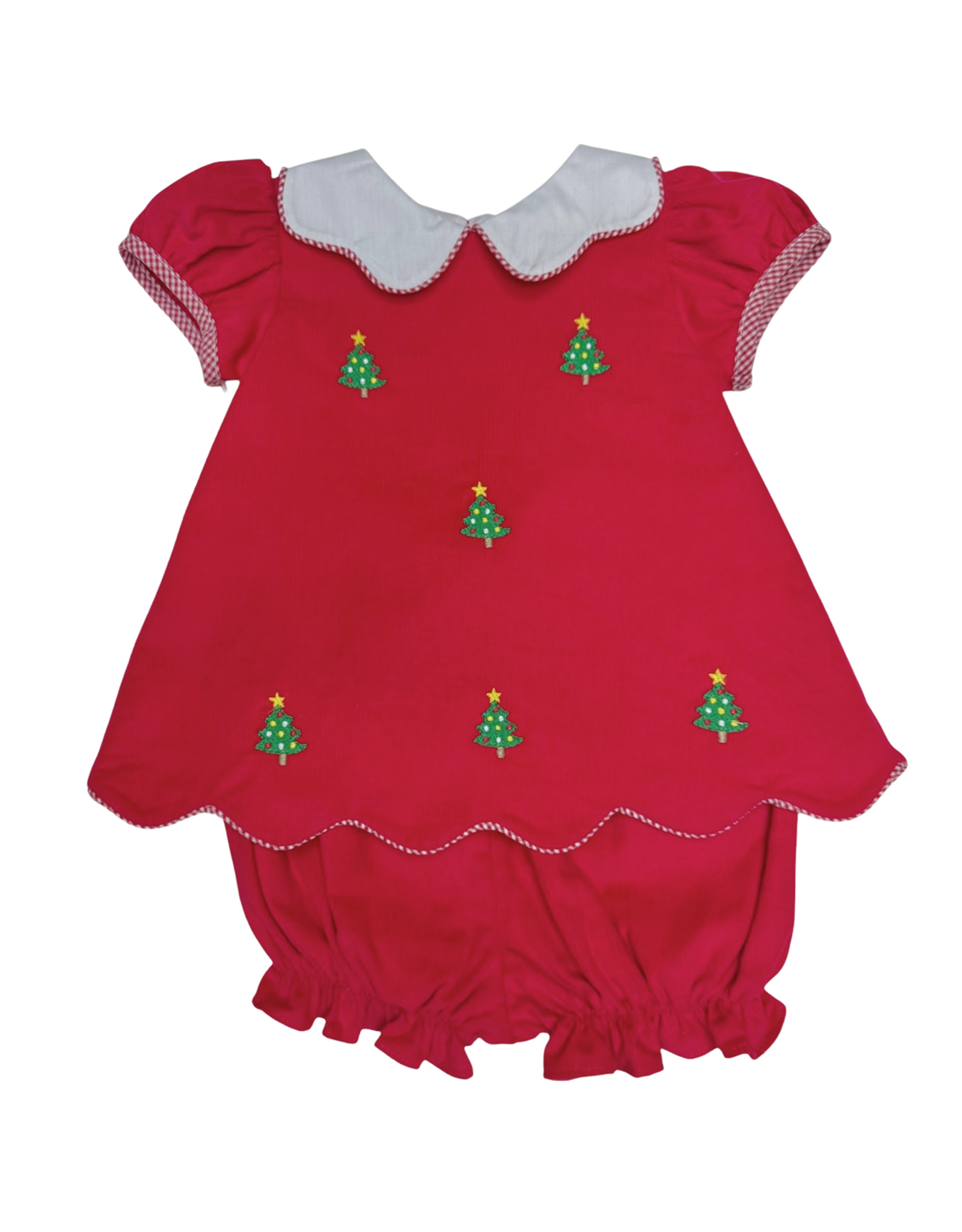 Zuccini ZEW25  Embroidered Christmas Bloomer Set