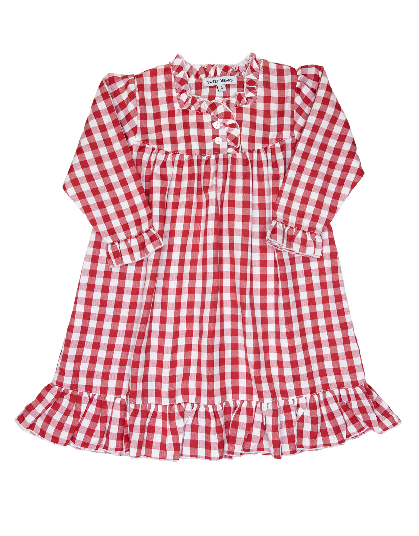 Sweet Dreams GO81 Red Gingham Gown
