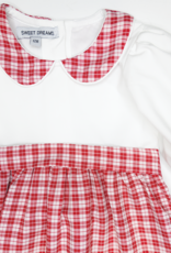 Sweet Dreams TT131 Red Plaid Dress