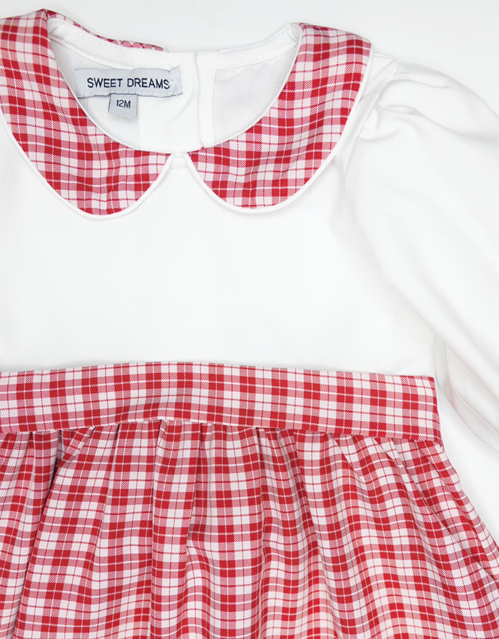 Sweet Dreams TT131 Red Plaid Dress