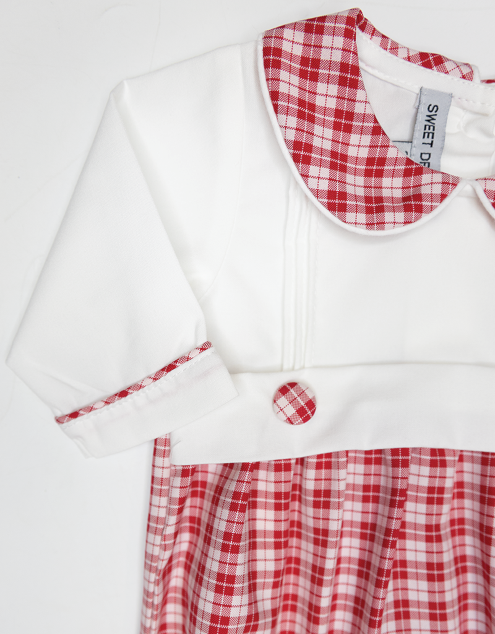 Sweet Dreams TT1312 White/Red Plaid Bubble