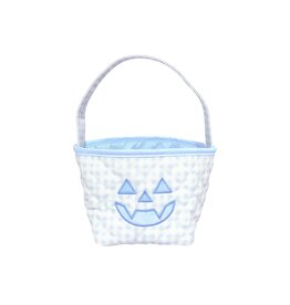 Bits & Bows Mini Pumpkin Tote Blue