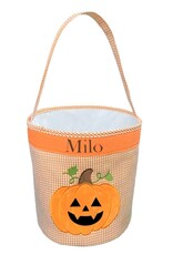 Bits & Bows BB Jack-O-Lantern Pumpkin Tote Orange