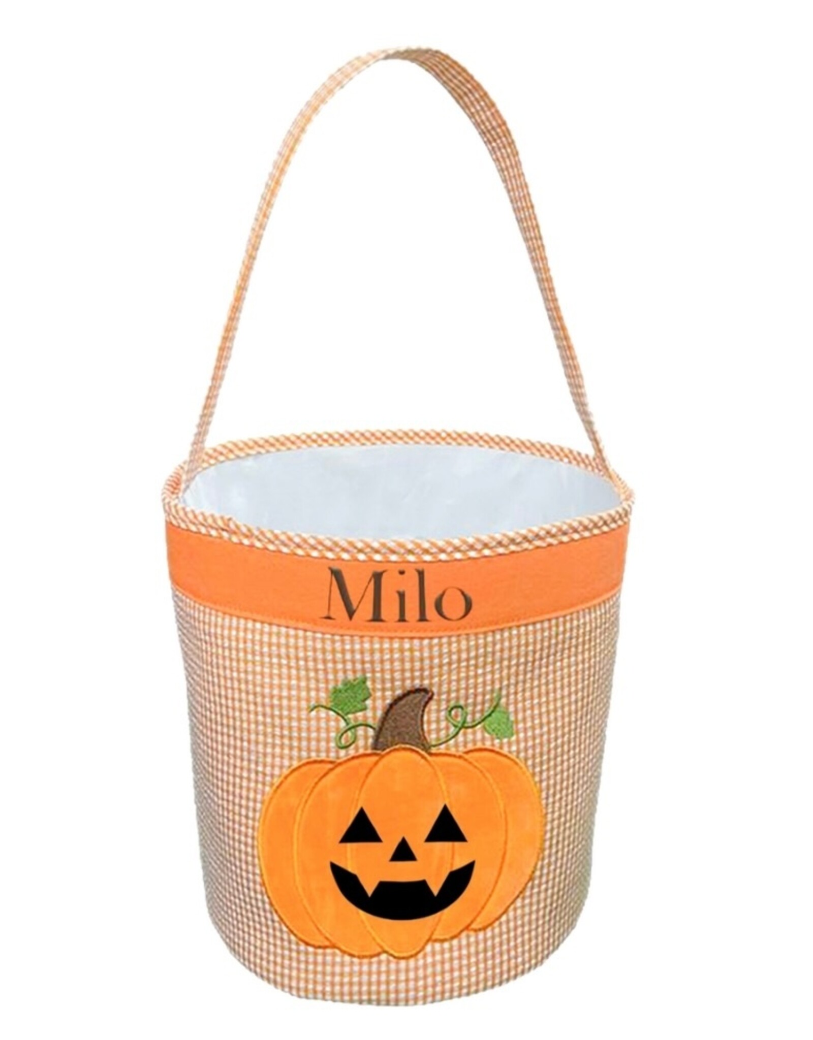 Bits & Bows BB Jack-O-Lantern Pumpkin Tote Orange