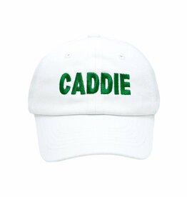 Bits & Bows White Caddie Hat