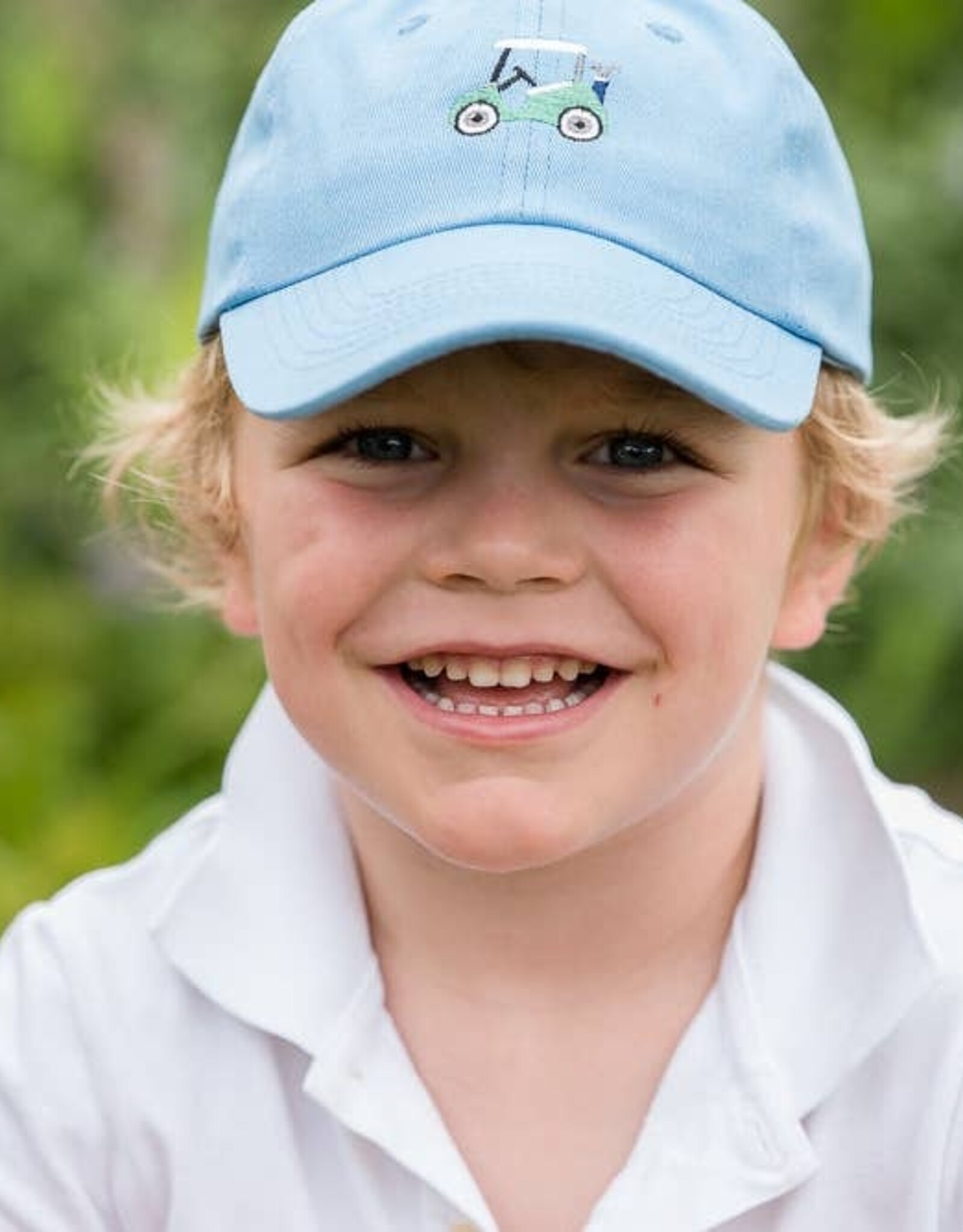 Bits & Bows BB Blue Golf Cart Hat