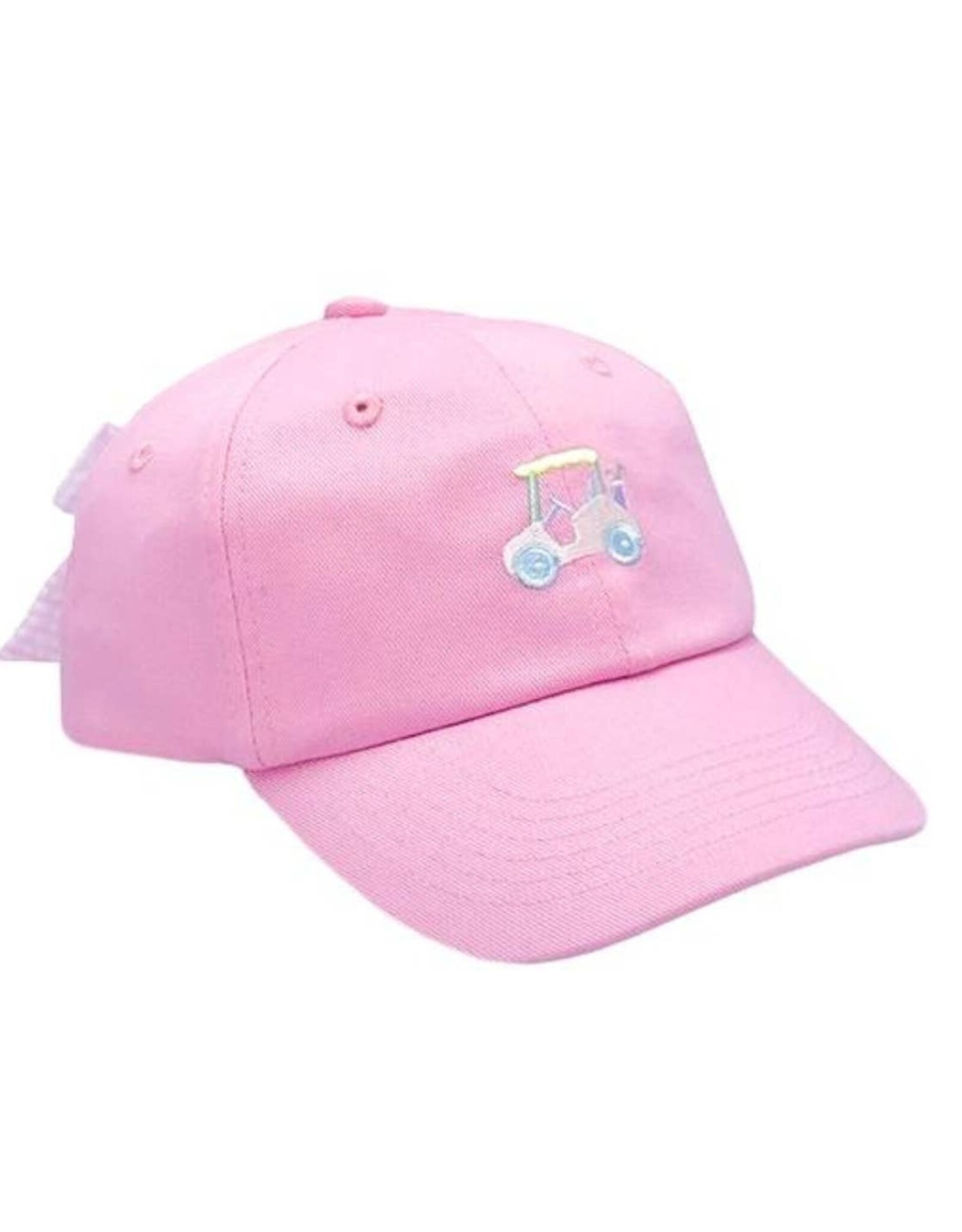 Bits & Bows BB Pink Golf Cart Bow Hat