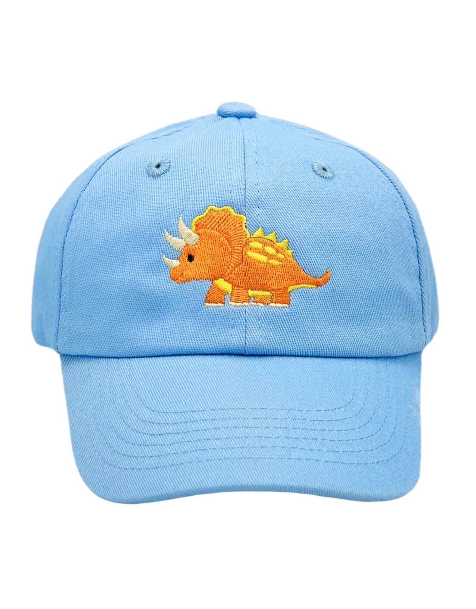 Bits & Bows BB Blue Triceratops Hat