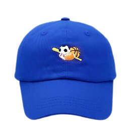 Bits & Bows Navy Multi Sports Hat