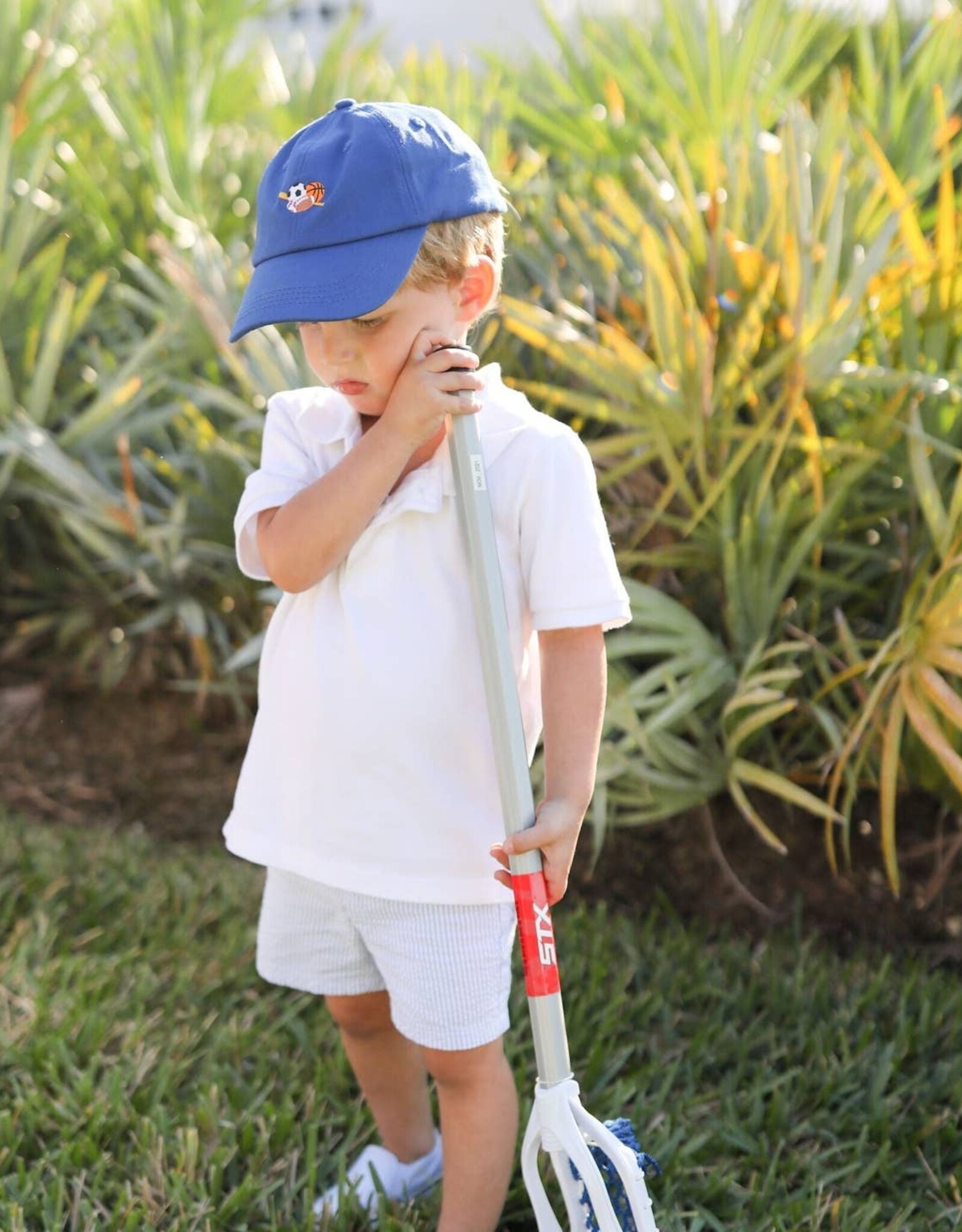 Bits & Bows BB Navy Multi Sports Hat