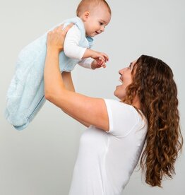 Little Giraffe Stretch Chenille Dreamsack Blue