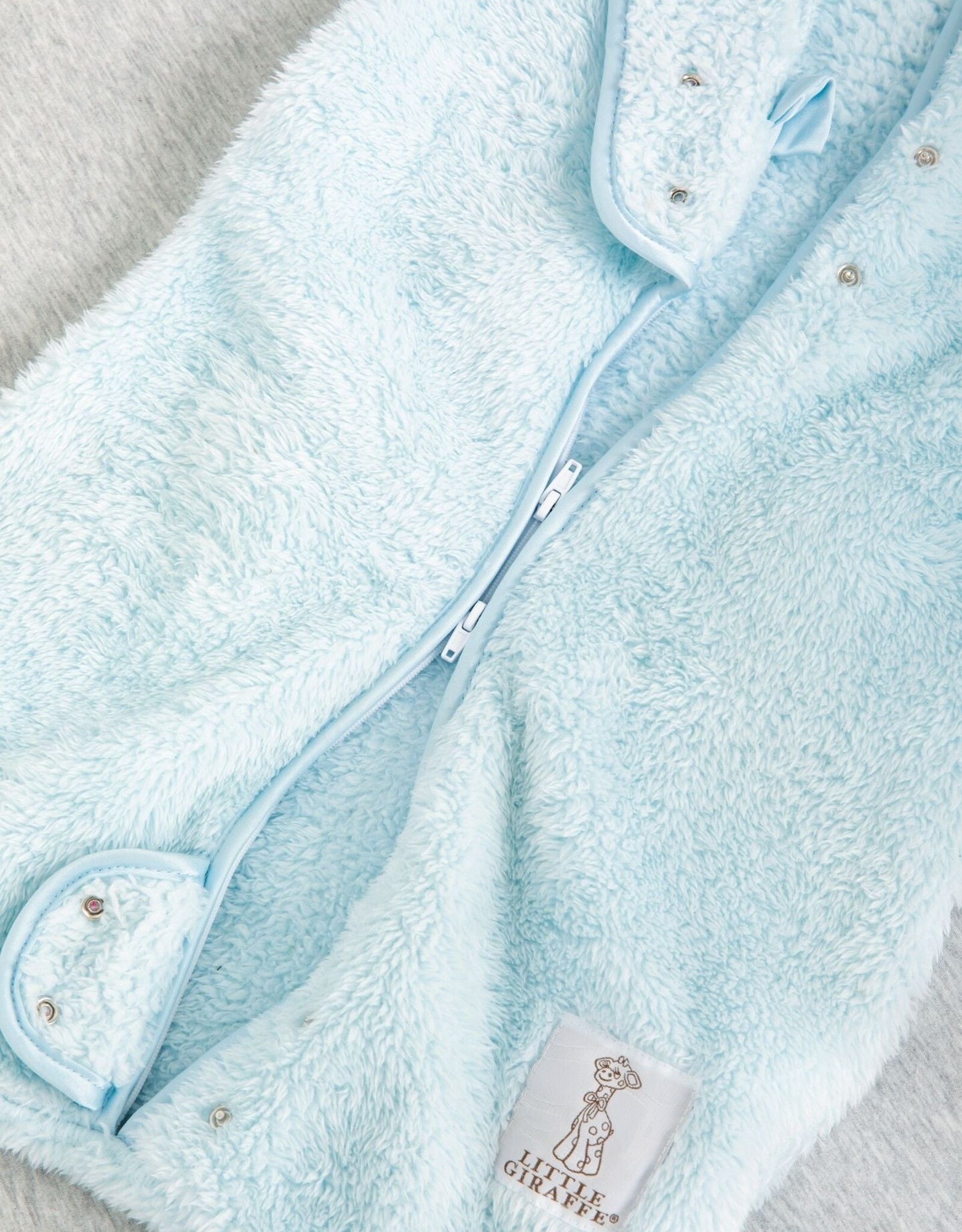 Little Giraffe Stretch Chenille Dreamsack Blue