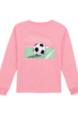 Properly Tied PT25 LS Girl Tee Pink Soccer