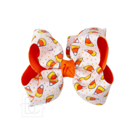 Beyond Creations 5.5" XL  Candy Corn Bow