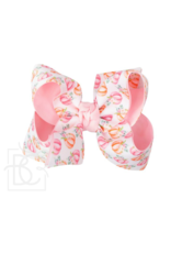 Beyond Creations PUMPDL 4.5"  LG Pink Pumpkin Bow