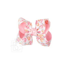 Beyond Creations 4.5"  LG Pink Pumpkin Bow
