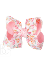 Beyond Creations PUMPDE 5.5"  XL Pink Pumpkin Bow