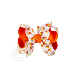 Beyond Creations 4.5" LG  Candy Corn Bow