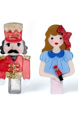 Lilies & Roses LR Alligator Clips Nutcracker Girl AC252-10P