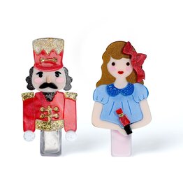 Lilies & Roses Alligator Clips Nutcracker Girl