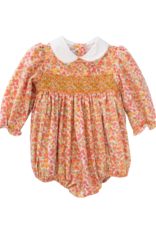 Baby Blessings BB1364 Orange Floral Claire Bubble