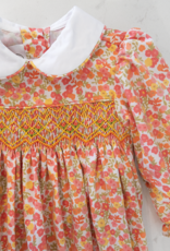 Baby Blessings BB1364 Orange Floral Claire Bubble