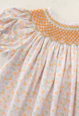Baby Blessings BB1410 Orange/Mint Floral Ellie Dress