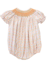 Baby Blessings BB1409 Orange/Mint Floral Ellie Bubble
