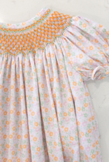 Baby Blessings BB1409 Orange/Mint Floral Ellie Bubble