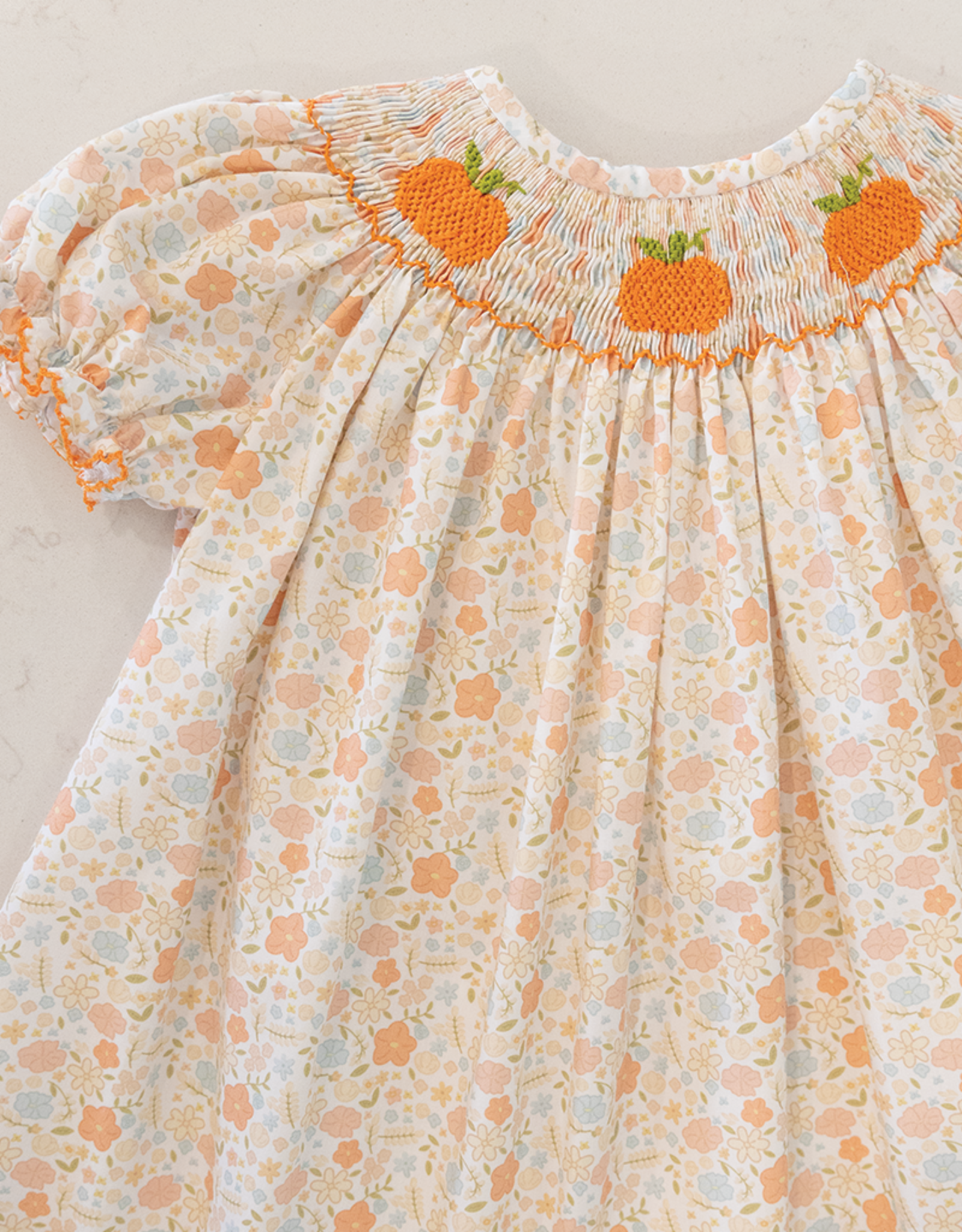 Charming Little One GQ1946 Pumpkin Blossom Zoey Dress