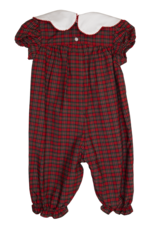 Charming Little One GQ2038 Christmas Tartan Natalie Romper