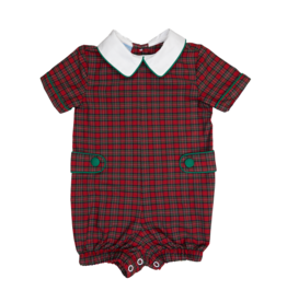 Charming Little One Christmas Tartan Elias Bubble
