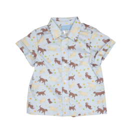 Charming Little One Puppies Oxford Shirt