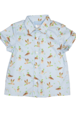 Charming Little One GQ1966 Duckling Friends Oxford Shirt