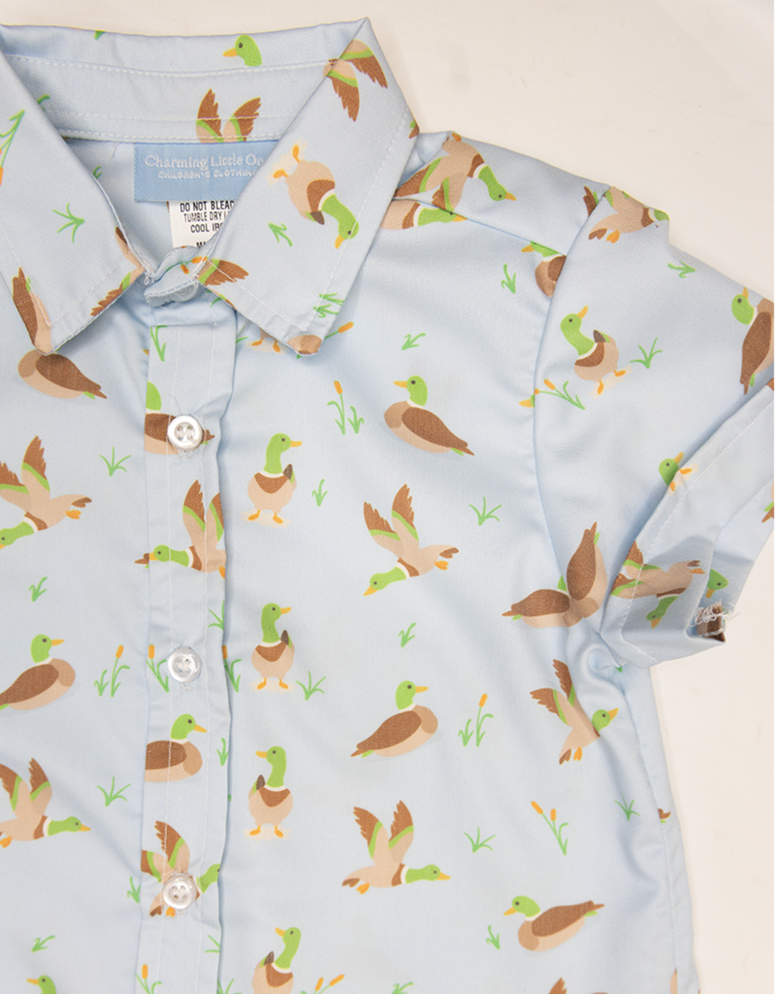 Charming Little One GQ1966 Duckling Friends Oxford Shirt