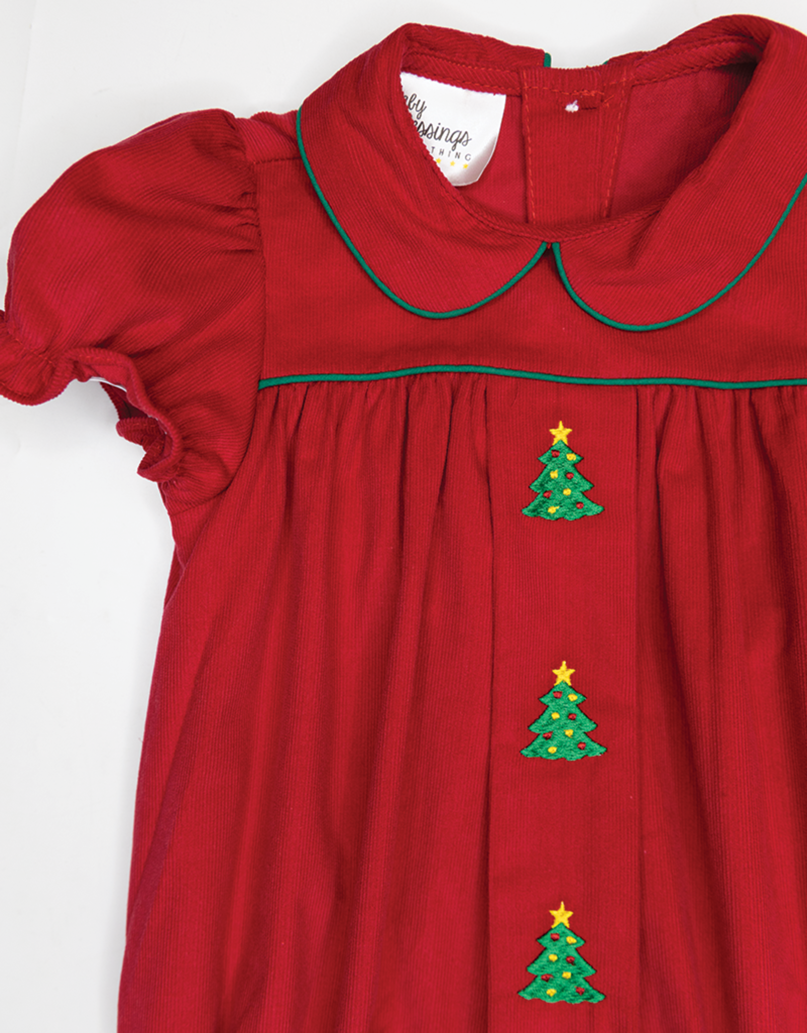Baby Blessings BB1404 Red Christmas Tree Claire Bubble
