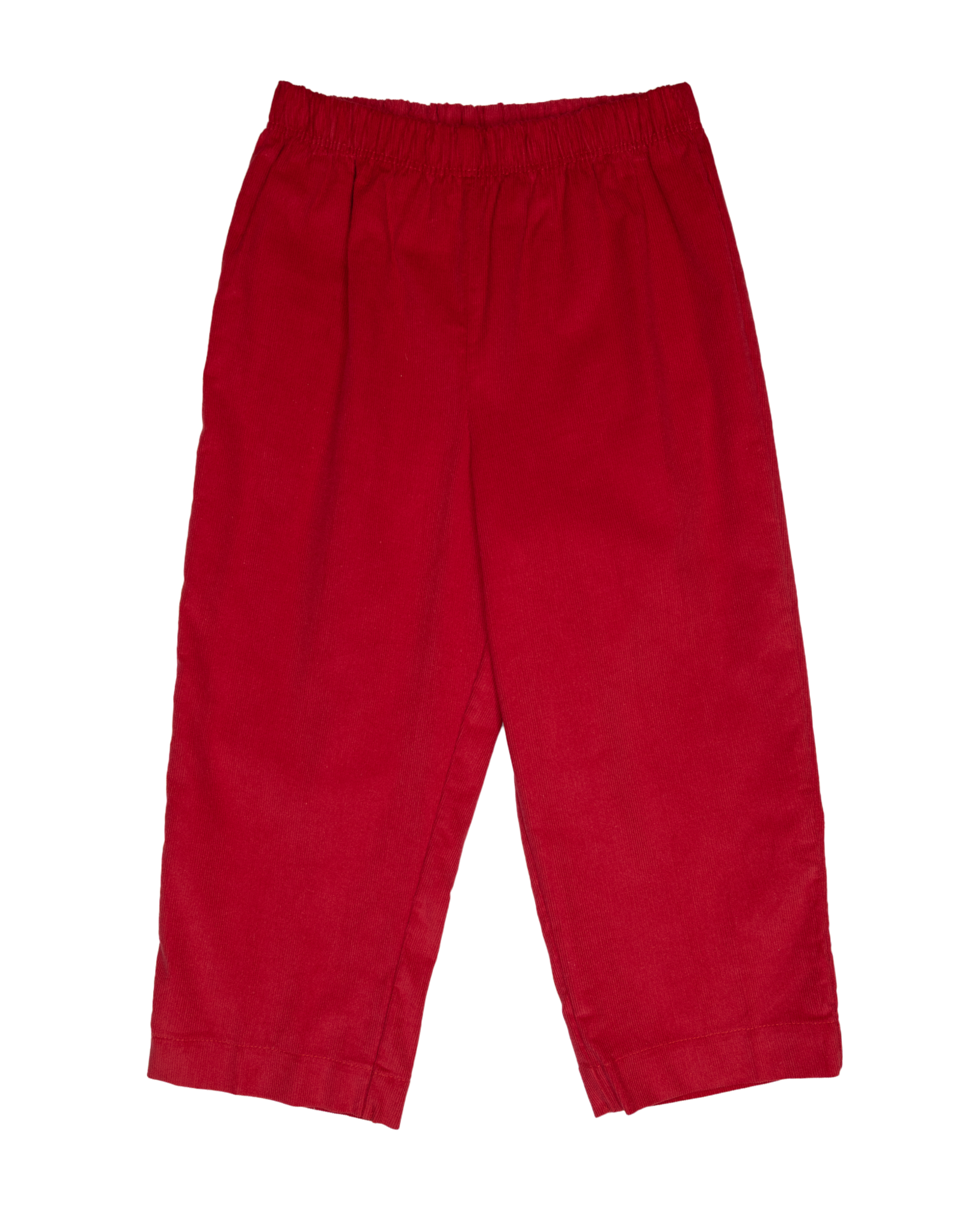 Charming Little One GQ1223 Red Corduroy Charles Pant Set