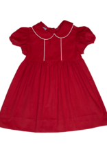 Charming Little One GQ1217 Red Corduroy Claire Dress