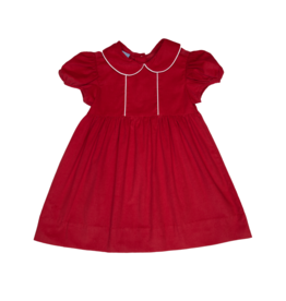 Charming Little One Red Corduroy Claire Dress