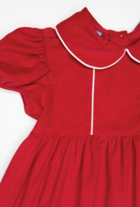 Charming Little One GQ1217 Red Corduroy Claire Dress