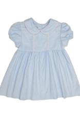 Charming Little One GQ1274 Light Blue Corduroy Claire Dress