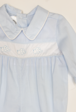 Baby Blessings BB1018 Blue Elephant Joseph Romper